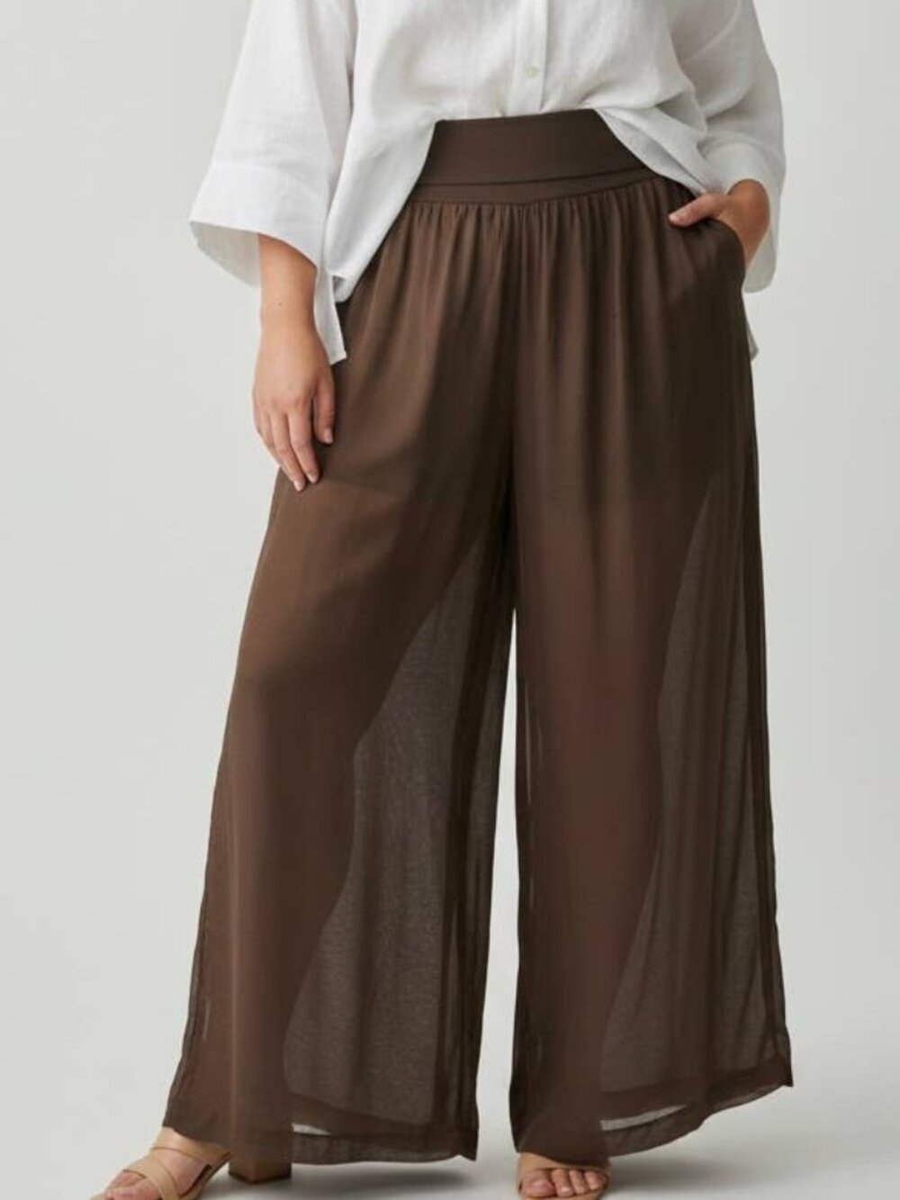 Silk Palazzo Pants